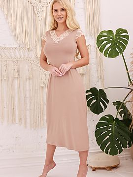 Nightshirt Kalimo  Let your most beautiful moment of the day be the moment of putting on the Langu nightshirt. Delicate like a breeze, viscose will wrap you in