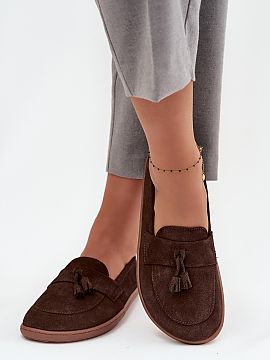 Mocassin Step in style  Women\'s barefoot moccasins are a proposal for those who appreciate natural comfort and freedom of movement. Made of soft, natural suede, th