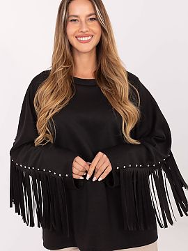 sweatshirt Factory Price  Women\'s sweatshirt with a casual character, created with everyday styling in mind. Made of a blend of viscose and polyester, from a soft, d