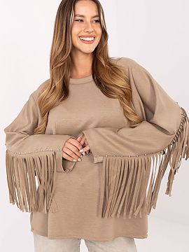 sweatshirt Factory Price  Women\'s sweatshirt with a casual character, created with everyday stylizations in mind. Made of a combination of viscose and polyester, fro