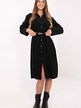 day dress Italy Moda  Classic and stylish flared shirt dress is a perfect choice for everyday wear and work. Made of high-quality cotton, it is breathable, comfor