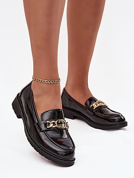 Mocassin Step in style  Women\'s loafers from the S. Barski brand made of eco leather are a proposal for women who appreciate elegance in a comfortable edition. The