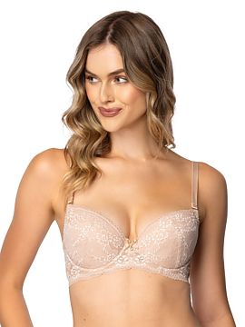 soft Mat  Are you looking for a stylish and comfortable bra that will provide you with natural breast support and exceptional comfort? The beige soft 