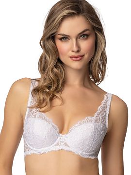 Padded bra Mat  The push-up bra Roma is a combination of elegance and functionality, which ensures perfect emphasis on feminine shapes. The model is equippe