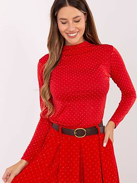 Bluzka Rue Paris  This elegant women\'s blouse is a proposal for women who appreciate style and subtle glow for every formal occasion or party. The model is f