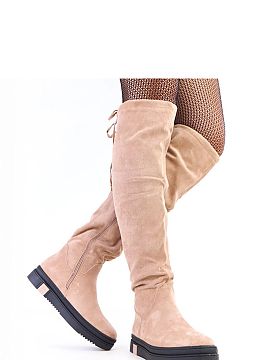 Thigh-Hight Boots Solea  Stylish and modern platform boots are the perfect choice for women who appreciate a fashionable look and comfort. Made of high-quality faux 