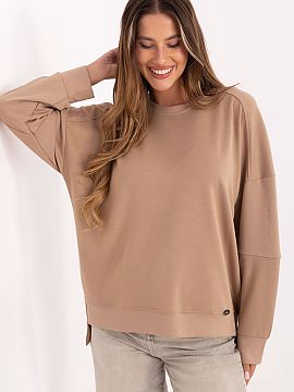 sweatshirt Relevance  Soft and comfortable women\'s sweatshirt made of high-quality buttery soft material, pleasant and exceptionally soft to the touch. The model