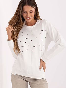 sweatshirt Relevance  Stylish women\'s casual sweatshirt is the perfect choice for everyday wear. Made of high-quality cotton with a touch of elastane, it is soft