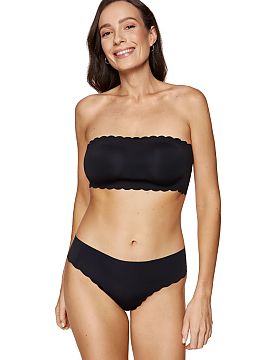 soft Gorteks  Soft, smooth strapless bra perfectly highlights the shoulders. Gently padded, removable foam inserts placed in pockets in the inner part of 