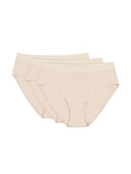 Set Gorteks  Three-pack of cotton briefs with a comfortable, non-restrictive cut, perfect for everyday wear, including during menstruation. The wide wais
