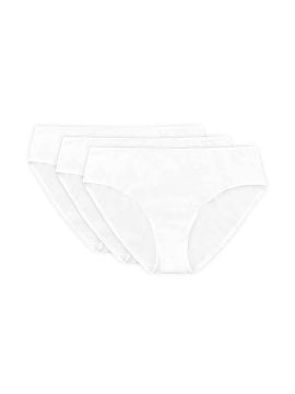 Set Gorteks  Three-pack of cotton briefs with a comfortable, non-restrictive cut, ideal for everyday wear, including during menstruation. The elastic wai