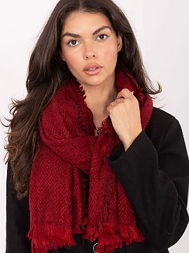 Shawl AT  Stylish and soft scarf in a classic fir tree pattern, which will add elegance to any outfit. Made of 100% acrylic, it is pleasant to the tou