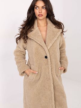 Coat Factory Price  A women\'s coat made of artificial lamb is the perfect choice for cooler autumn and winter days. Made of soft polyester with a varied textur