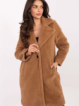 Coat Factory Price  A women\'s coat made of artificial shearling is the perfect choice for colder autumn and winter days. Made of soft polyester with a varied t