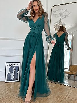 Long gown Bicotone