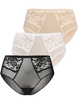 Set Teyli  The 3-pack set in three colors black, beige and white is very popular among ladies and is eagerly purchased due to its much lower price. The