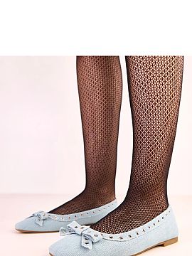 Balerinki Solea  Elegant and charming ballerinas that combine a classic cut with subtle, decorative details. Made of denim material, they look stylish and ar