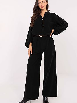 Women's pants Italy Moda  Stylish corduroy pants in a casual style, perfect for everyday wear. Made of soft material with a high polyester content, they provide comfo