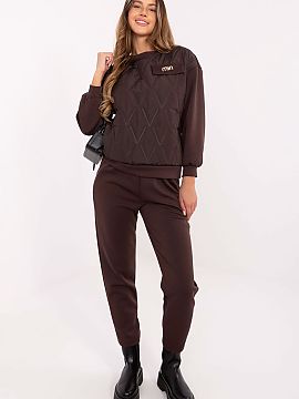 Complete Italy Moda  Stylish and extremely comfortable women\'s set in a casual style, which will work perfectly for everyday wear. Made of high-quality blend of