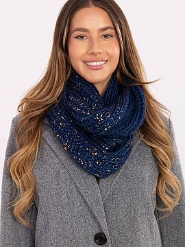Infinity Scarf AT  Stylish and practical neck warmer made of high-quality polyester, which ensures durability and comfort when wearing. The thick weave model e