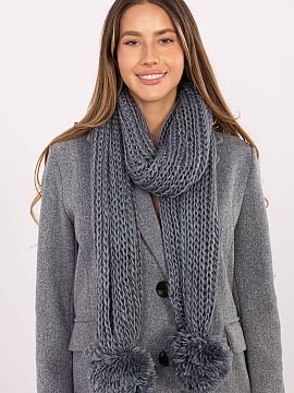 Shawl AT  Soft and cozy scarf with a smooth texture, made of high-quality acrylic, which effectively protects against cold and ensures comfortable wea