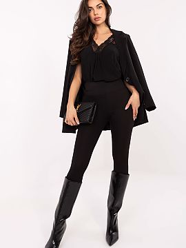 Long leggings Relevance  Comfortable and stylish women\'s leggings made of a flexible blend of polyester and elastane, which perfectly fits the silhouette and ensure