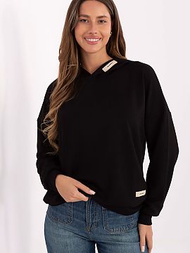 sweatshirt Relevance  Stylish women\'s sweatshirt with a casual character, perfect for everyday wear. Made of a pleasant to the touch blend of viscose, polyester,