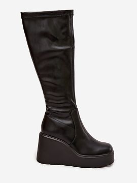 Wedge boots Step in style