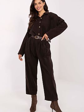 Women's pants Italy Moda  Comfortable and stylish women\'s trousers with a loose fit, perfect for everyday wear. Made of soft polyester, they provide comfort and free