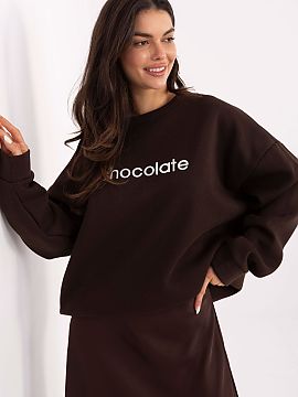 Sweatshirt Rue Paris  A classic women\'s sweatshirt with a casual character, combining comfort and style in everyday wear. Made of high-quality cotton with elasta