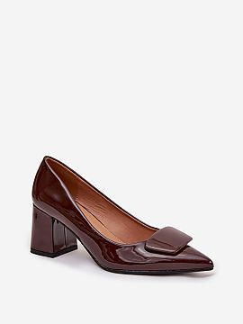 Block heel pumps Step in style