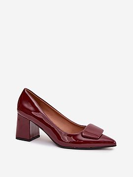 Block heel pumps Step in style