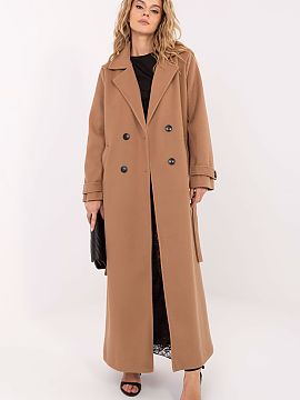 Coat Factory Price  The long women\'s coat is an elegant proposal for the transitional seasons of autumn, winter, and spring. Made of high-quality polyester, in