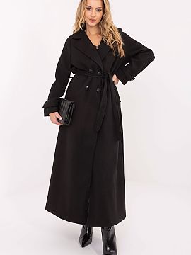 Coat Factory Price  The long women\'s coat is an elegant proposal for the transitional seasons of autumn, winter, and spring. Made of high-quality polyester, in