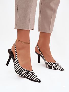 High heels Step in style  Women\'s high-heeled pumps are a classic that never goes out of style. The slim heel beautifully emphasizes the silhouette, and the pointed 