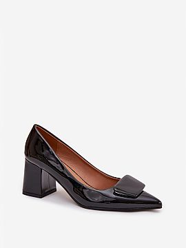 Block heel pumps Step in style