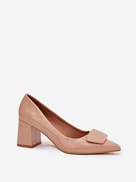 Block heel pumps Step in style