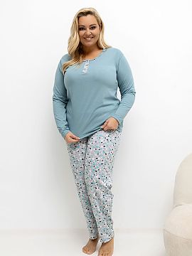 Plus Size Pajamas Forever Pink  Women\'s plus size pajamas created with comfort and style in mind. Made of dominant cotton, it provides breathability, softness, and perfect