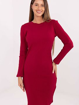 day dress Rue Paris  This everyday pencil dress is a combination of comfort and classic elegance, perfect for both work and everyday wear. Made of soft, ribbed c