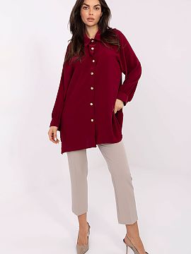 long sleeve shirt Factory Price  Classic women\'s shirt in an elegant style is the perfect choice for everyday wear, work, and formal occasions. Its smooth pattern highlight