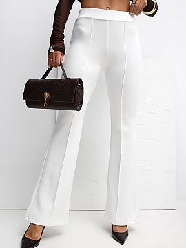 Tracksuit trousers Rue Paris  Soft sweatpants made of buttery soft, exceptionally delicate, elastic and pleasant to the touch material. The model is characterized by a hi