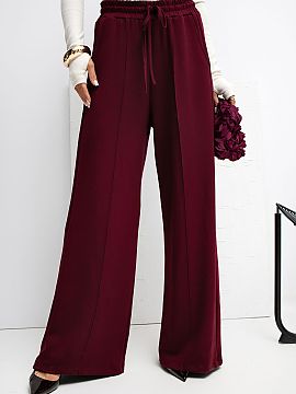 Tracksuit trousers Rue Paris  Soft palazzo-style sweatpants made of extremely delicate, elastic, and exceptionally pleasant to the touch butter-like material. Thanks to t