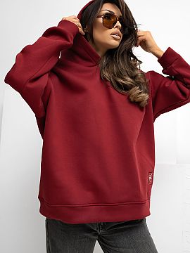 Sweatshirt Rue Paris  A loose women\'s blouse in casual style is a perfect choice for everyday styling when comfort and a relaxed look matter. Its standard length