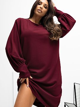 day dress Rue Paris  The dress made of butter-like fabric is a proposal that impresses with its softness, delicacy, and exceptionally pleasant touch finish. Perf