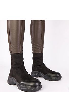 Botki Solea  Boots with a massive sole are a stylish proposal for people who appreciate modern design combined with comfort. Made of high-quality ecologi