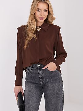 long sleeve shirt Italy Moda  This stylish shirt is the epitome of elegance combined with everyday comfort. Made of a high-quality blend of viscose, polyester, and elasta