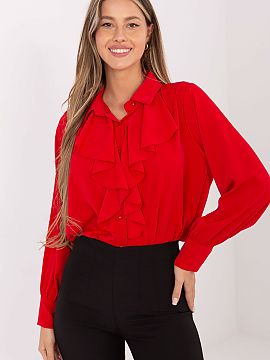 long sleeve shirt Factory Price  Elegant classic women\'s shirt, perfect for everyday wear, work, and formal occasions. Made of high-quality polyester, which ensures durabil