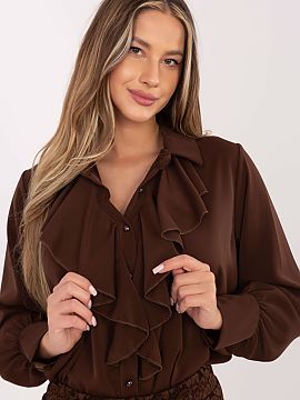 long sleeve shirt Factory Price  Elegant classic women\'s shirt, perfect for everyday wear, work and formal occasions. Made of high-quality polyester, which ensures durabili