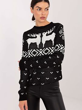 Jumper Italy Moda  Women\'s casual sweater is a charming proposal for everyday, formal occasions and parties in a more relaxed atmosphere. Made of soft acrylic