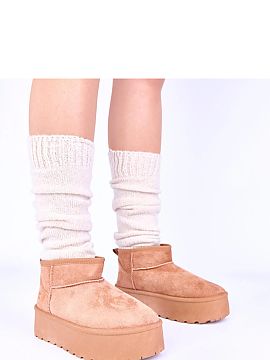 Snow boots Solea  Brown snow boots on the fur-lined platform Mouna by Gemre are the perfect choice for women who value comfort, warmth, and a fashionable look